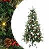 Árbol de Navidad artificial con ramas articuladas Verde 120 cm 2