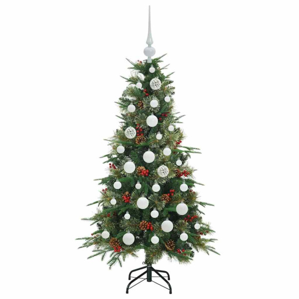 Árbol de Navidad artificial con ramas articuladas Verde 120 cm M 4