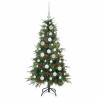 Árbol de Navidad artificial con ramas articuladas Verde 120 cm 4