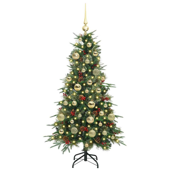 Árbol de Navidad artificial con ramas articuladas Verde 120 cm M 3