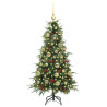 Árbol de Navidad artificial con ramas articuladas Verde 120 cm 3