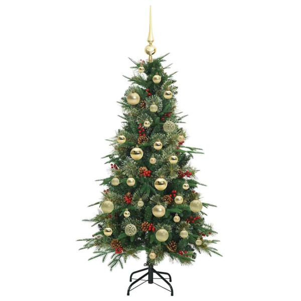 Árbol de Navidad artificial con ramas articuladas Verde 120 cm M 4