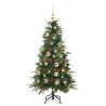 Árbol de Navidad artificial con ramas articuladas Verde 120 cm 4