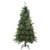 Árbol de Navidad artificial con ramas articuladas Verde 120 cm 5