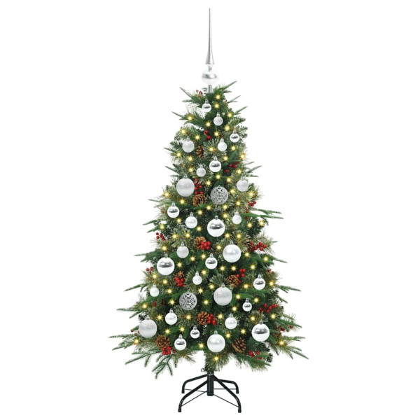 Árbol de Navidad artificial con ramas articuladas Verde 120 cm M 3