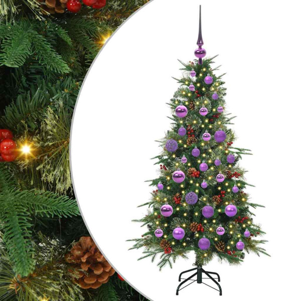 Árbol de Navidad artificial con ramas articuladas Verde 120 cm M 2
