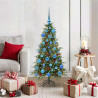 Árbol de Navidad artificial con ramas articuladas Verde 120 cm 1