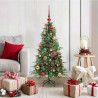 Árbol de Navidad artificial con ramas articuladas Verde 120 cm 1
