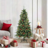 Árbol de Navidad artificial con ramas articuladas Verde 150 cm 1
