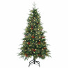 Árbol de Navidad artificial con ramas articuladas Verde 150 cm 3