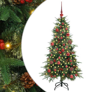 Árbol de Navidad artificial con ramas articuladas Verde 150 cm H