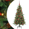 Árbol de Navidad artificial con ramas articuladas Verde 150 cm 2