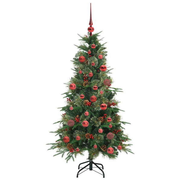 Árbol de Navidad artificial con ramas articuladas Verde 150 cm M 4