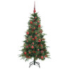 Árbol de Navidad artificial con ramas articuladas Verde 150 cm 4
