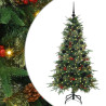 Árbol de Navidad artificial con ramas articuladas Verde 150 cm 2