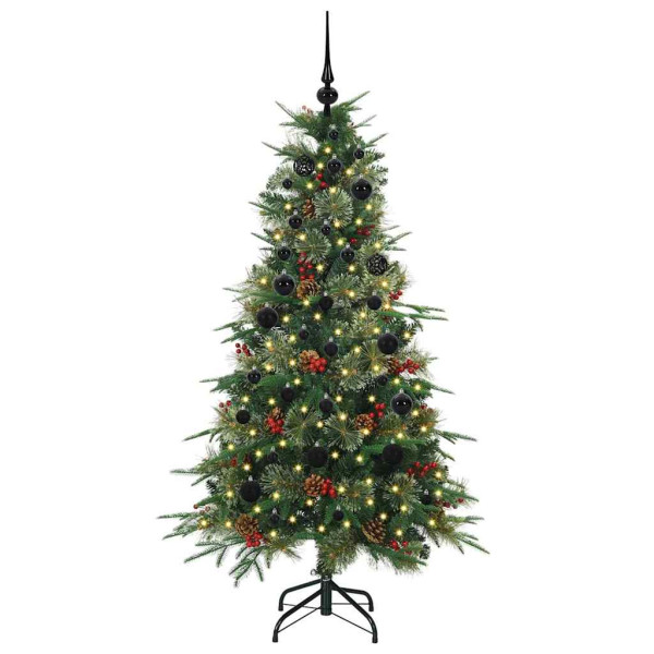 Árbol de Navidad artificial con ramas articuladas Verde 150 cm M 3
