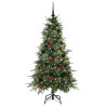 Árbol de Navidad artificial con ramas articuladas Verde 150 cm 3
