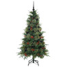 Árbol de Navidad artificial con ramas articuladas Verde 150 cm 4