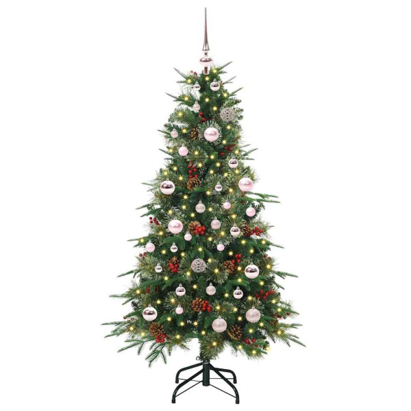 Árbol de Navidad artificial con ramas articuladas Verde 150 cm M 2