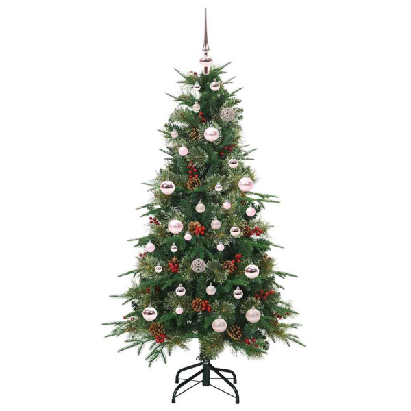 Árbol de Navidad artificial con ramas articuladas Verde 150 cm M 3
