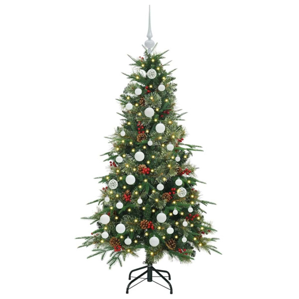 Árbol de Navidad artificial con ramas articuladas Verde 150 cm M 3