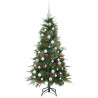 Árbol de Navidad artificial con ramas articuladas Verde 150 cm 4
