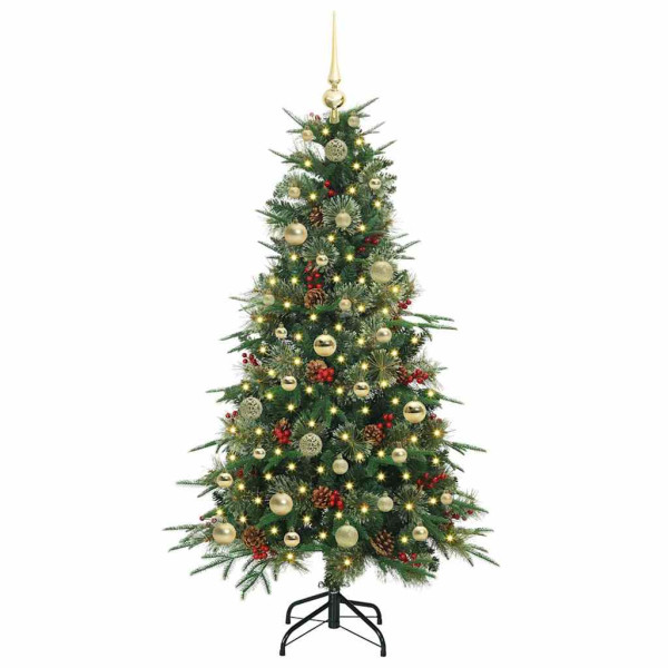 Árbol de Navidad artificial con ramas articuladas Verde 150 cm M 3