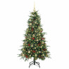 Árbol de Navidad artificial con ramas articuladas Verde 150 cm 3