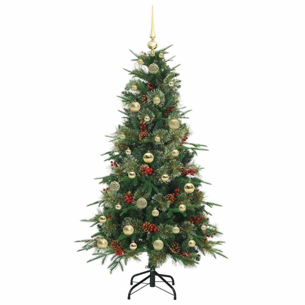 Árbol de Navidad artificial con ramas articuladas Verde 150 cm M 4