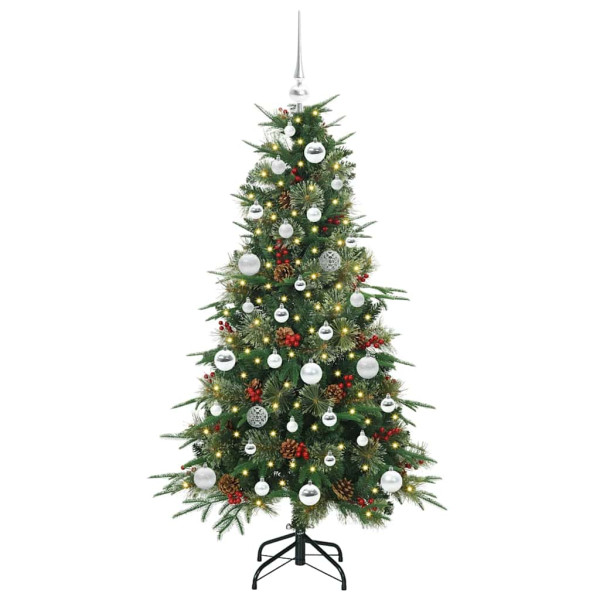Árbol de Navidad artificial con ramas articuladas Verde 150 cm M 3