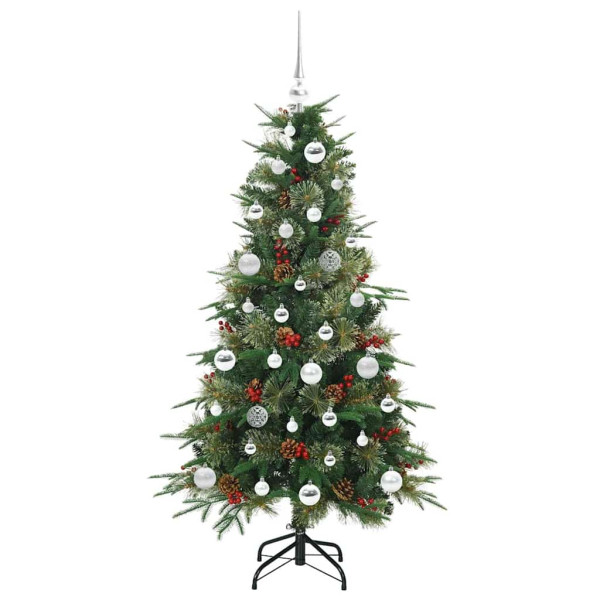 Árbol de Navidad artificial con ramas articuladas Verde 150 cm M 4