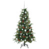 Árbol de Navidad artificial con ramas articuladas Verde 150 cm 4