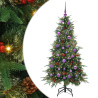 Árbol de Navidad artificial con ramas articuladas Verde 150 cm 2