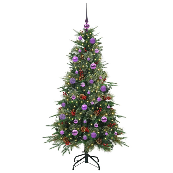 Árbol de Navidad artificial con ramas articuladas Verde 150 cm M 3
