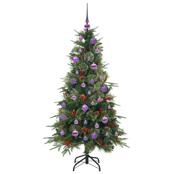 Árbol de Navidad artificial con ramas articuladas Verde 150 cm M 4