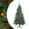Árbol de Navidad artificial con ramas articuladas Verde 150 cm 2
