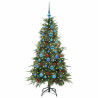 Árbol de Navidad artificial con ramas articuladas Verde 150 cm 3
