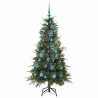 Árbol de Navidad artificial con ramas articuladas Verde 150 cm 4