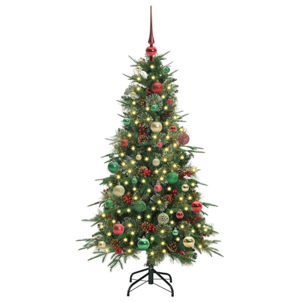 Árbol de Navidad artificial con ramas articuladas Verde 150 cm M 3