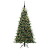 Árbol de Navidad artificial con ramas articuladas Verde 180 cm 3