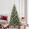 Árbol de Navidad artificial con ramas articuladas Verde 180 cm 1