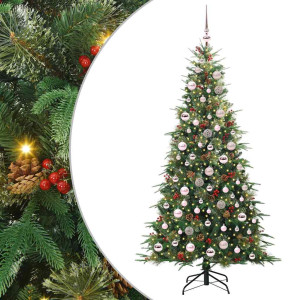 Árbol de Navidad artificial con ramas articuladas Verde 180 cm H