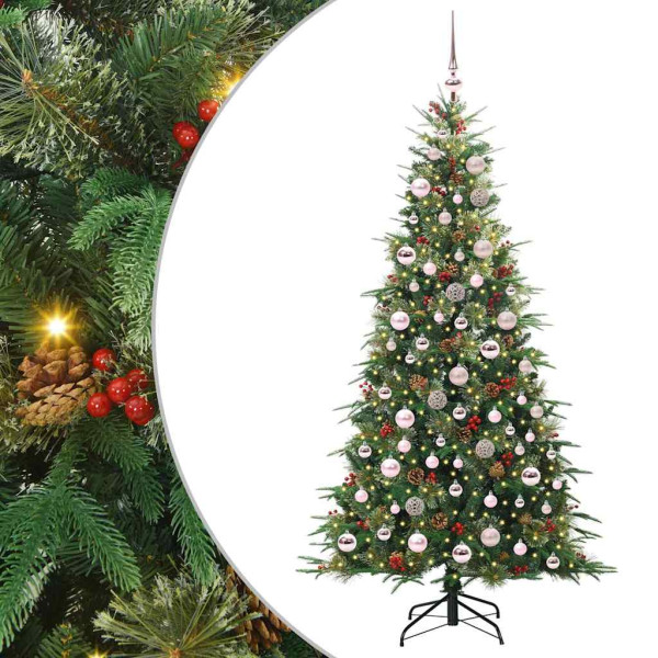 Árbol de Navidad artificial con ramas articuladas Verde 180 cm M 2