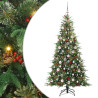 Árbol de Navidad artificial con ramas articuladas Verde 180 cm 2