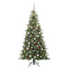 Árbol de Navidad artificial con ramas articuladas Verde 180 cm 3