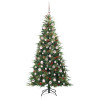 Árbol de Navidad artificial con ramas articuladas Verde 180 cm 4