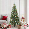 Árbol de Navidad artificial con ramas articuladas Verde 180 cm 1