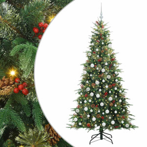 Árbol de Navidad artificial con ramas articuladas Verde 180 cm H