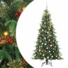 Árbol de Navidad artificial con ramas articuladas Verde 180 cm 2