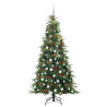Árbol de Navidad artificial con ramas articuladas Verde 180 cm 4